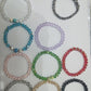 Stretchable Multi Glass Bead Bracelet - KCBG01