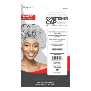 Kim&C Conditioning Treatment Cap XL-Size Silver - AS93255