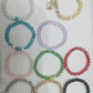 Stretchable Multi Glass Bead Bracelet - KCBG01