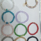 Stretchable Multi Glass Bead Bracelet - KCBG01