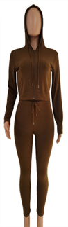 Hoody 2pcs Long outfits-IV2PCL01Q