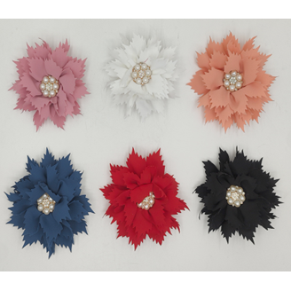 Hairclip with Handmade Flower -DZ046