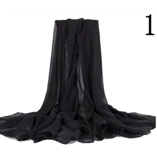 Chiffon Solid color Scarf - KCSC
