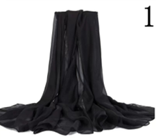 Chiffon Solid color Scarf - KCSC
