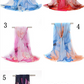 Sheer Chiffon Pattern Scarf  (50cm x 160cm)-KCSC24