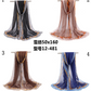 Sheer Chiffon Pattern Scarf  (50cm x 160cm)-KCSC24
